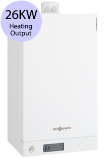 Viessmann Vitodens 100-W B1HC 26 26KW Gas System Boiler