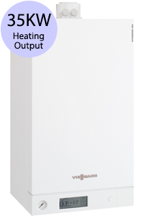 Viessmann Vitodens 100-W B1HC 35 35KW Gas System Boiler