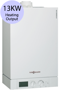 Viessmann Vitodens 100-W Compact WB1B 13 13KW Gas Regular Boiler